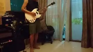 Breakfuzz Silver Boost (Treble Boost / NOS BC408 NPN Silicon) Tone Test on Black Sabbath riffs