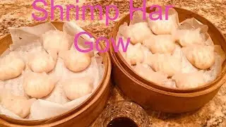 Shrimp har gow-Chinese Dimsum- Crystal dumplings