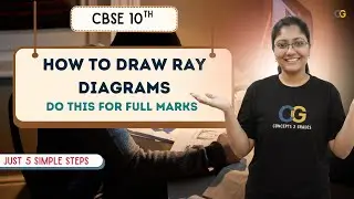 How to Draw Ray Diagrams | Light Reflection & Refraction Class 10 | CBSE 