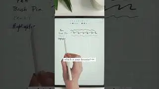 An updated tour of the writing tools here on Notability - which one is your favorite? ✍️