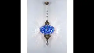 35cm Glass Mosaic Large Pendant  ♡ YIASSU.COM
