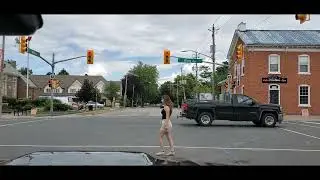 Driving in Newcastle Ontario Canada 07 13 2020