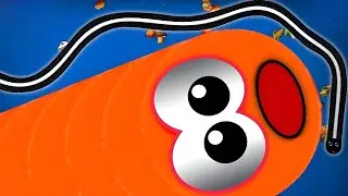 Worms Zone.IO | Dangerous Black Cobra Samp Attack 😱 |