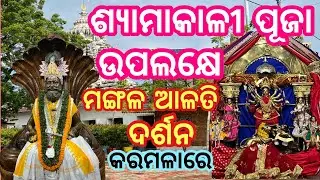 ଶ୍ୟାମାକାଳୀ ପୂଜା ଉପଲକ୍ଷେ //ଚଉଦ ଦିନ, ମଙ୍ଗଳ ଆଳତି ଦର୍ଶନ କରନ୍ତୁ //ଶାନ୍ତିଆନନ୍ଦାଶ୍ରମ,ଶାନ୍ତିଧାମ,କରମଳା,ପୁରୀ//