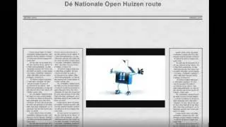 D&eacute; Nationale Open Huizen route