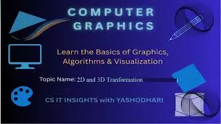 3d transformation in computer graphics | CG 3D-transformation of translation|#cg transformation