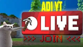 MINECRAFT LIVE JOIN ME IF YOU ARE FREE 😁