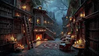 Welcoming the New Year in a Silent Gothic Library ❄️ Dark Academia Music for Focus & Inner Calm