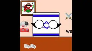 Israel is bored!!//🇮🇱💙//war,bomb,city//#animation #art #meme #countryballs