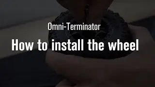How to install the wheel for Rlaarlo Omni-Terminator RC monster truck