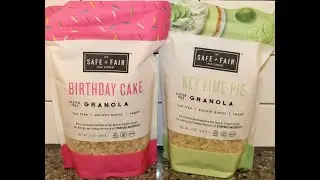 The Safe + Fair Food Company Granola: Birthday Cake & Key Lime Pie Review