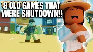 TOP 10 OLD Roblox Games That Were SHUT DOWN