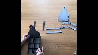 M&auml;nnerhandtasche Bauanleitung mit Bauset von Holzstop
