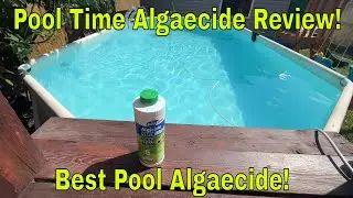 Pool Time Max Algaecide Review!  Best Way Kill Algae in Your Pool! Clean Your Green Pool! Algicide!