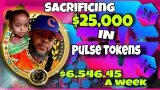 $25,000 for Pulse Tokens / $6,546 a week sitting on AZZ update. DRIP progress