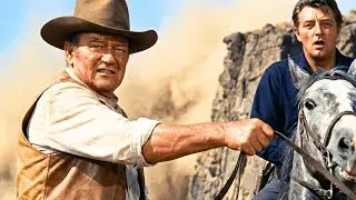John Wayne Threw Away a Perfect Take When Mitchum's Horse Started Running — Here's Why