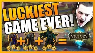 *Luckiest Game Ever* EARLY DOMINATION W/ KNIGHTS & NOBLES - Teamfight Tactics
