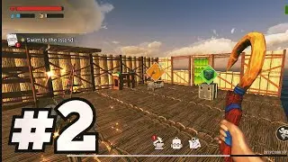 Raft survival gameplay episode 2. Base expand❤️