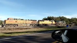 Foreign Power CSX UP BNSF Train