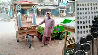 Kulfi Mobile Hand Cart || Hand Work Skill