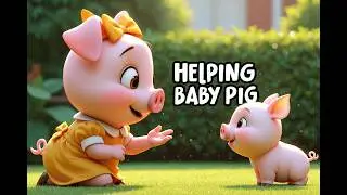Piggy Helps a Little Baby Pig 🐷 | A Gentle Kindness Story