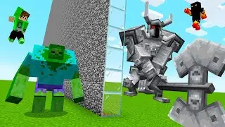 TROLLE&Eacute; A MI AMIGO EN UNA BATALLA DE MOBS EN MINECRAFT