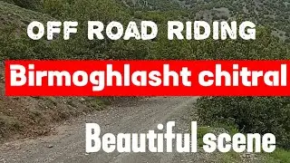 Off road Riding beautiful scene towards birmoghlasht chitral!❤️