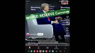 #Ripple #XRP- President Says- The World Reserve Currency Is Under Threat