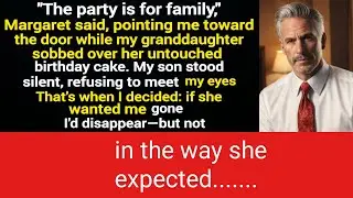 My Son's Wife Threw Me Out on My Granddaughter's Birthday… She Didn't Expect This