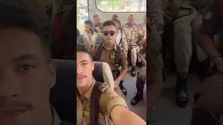 Assam Police Battalion on the way 🚓🇮🇳⚔️ #youtubeshorts #assampolice