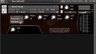 Evolution Electric Guitar - Strawberry: Using The Layer-Based Mapping System (LEGACY)