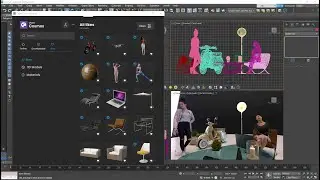 VRAY 3DS Videocourse - 03 - Download and Insert Models and Materials from Chaos Cosmos and Libraries