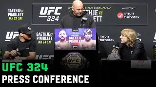 UFC 324 Press Conference (Full)