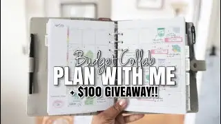 Budget Plan With Me Collab + 💵 $300 GIVEAWAY! | At Home With Quita