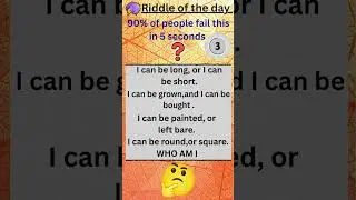 Riddle Quiz!!Part 2 😱 #shortsfeed #riddles