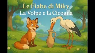 Scopri la lezione nascosta tra volpe e cicogna! #fiabe #morale #volpe