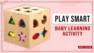 Wooden Shape Sorter Review | Chad Valley Baby Toy 2022 | Argos & Amazon Learning Activity for 12m+