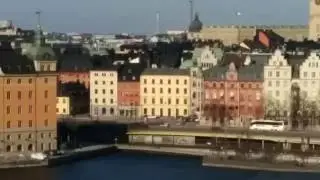 panoramic view of Stockholm from the Ivar Los park