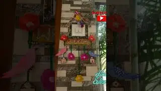 Diy Door Bell decoration idea| Home decor|Cardboard craft😍 👍#shorts