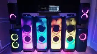 10x JBL house speakers flip 5, partybox 100, 300, 1000