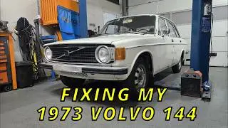 Ремонтирую ещё больше деталей на своём классическом Volvo 144 1973 года выпуска!