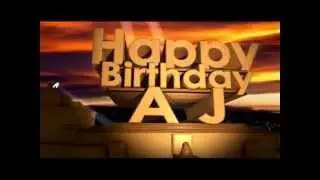 Happy Birthday AJ