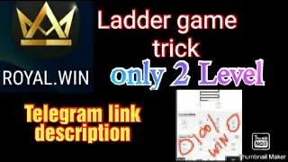 Royal win Ladder game trick 100% winning