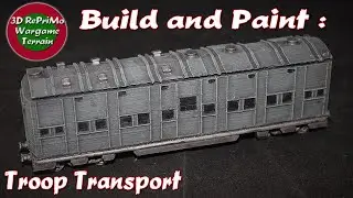 Tutorial:How to Paint 1/72 troop transport/Painting Guide/Bemalung Truppentransporter(WW2)Modellbahn