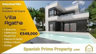 Villa Agatha, Large Spacious Villa in Rojales, Guardamar del Segura, &euro;549,000