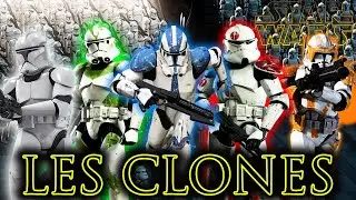 TOUS les Diff&eacute;rents Types de SOLDATS CLONES : Bataillons & L&eacute;gions - Star Wars
