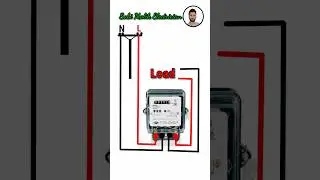 Sub meter connection | how to sub meter connection | single phase meter wiring connection