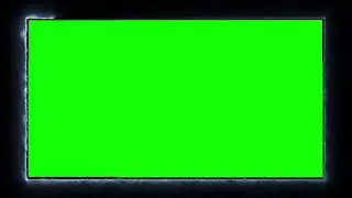 white light  fire Frames Template Video | Glowing green  Screen | Neon Light Border #7 . #1million