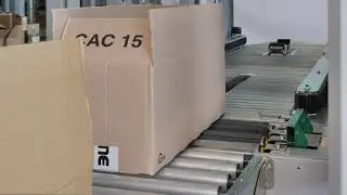 High speed random case sealer for up to 14 boxes/min by COMARME