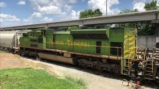 370 with Illinois Terminal Picks Up Cars at Chamblee and Track Work at Duluth